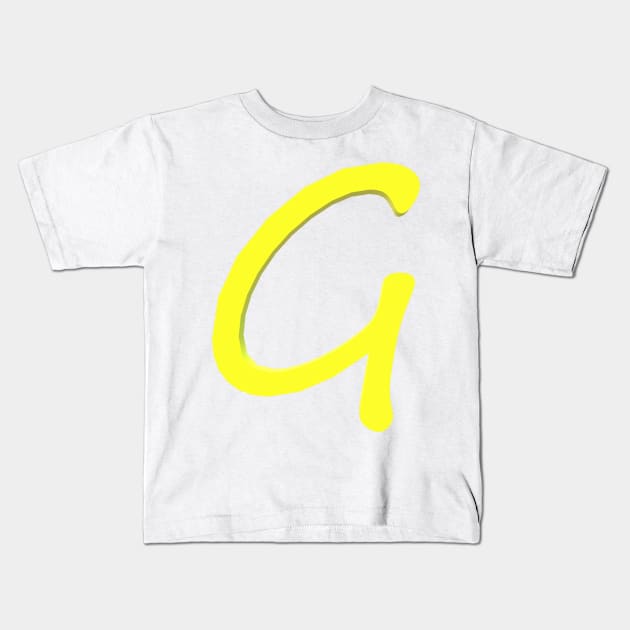 Letter G Kids T-Shirt by CDUS